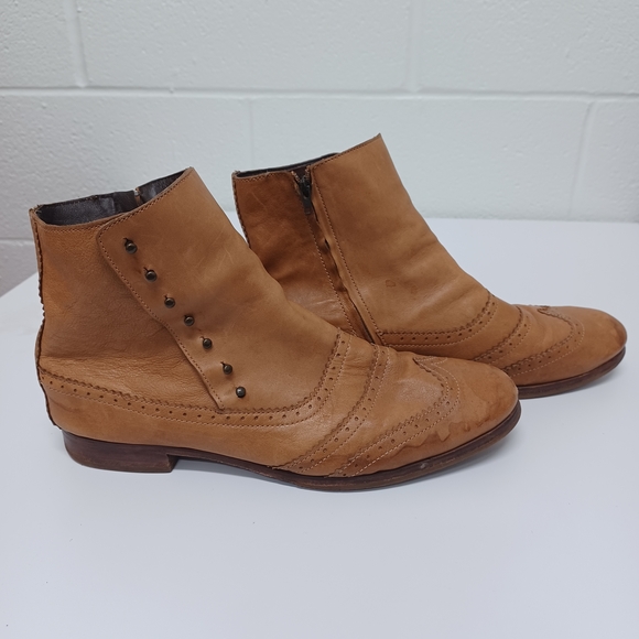 Cole Haan Tan Leather Men\'s Boots main image 6